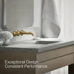 Wall-mount bathroom sink faucet trim, 1.2 gpm^Kohler Best