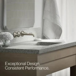 Wall-mount bathroom sink faucet trim, 1.2 gpm^Kohler Best