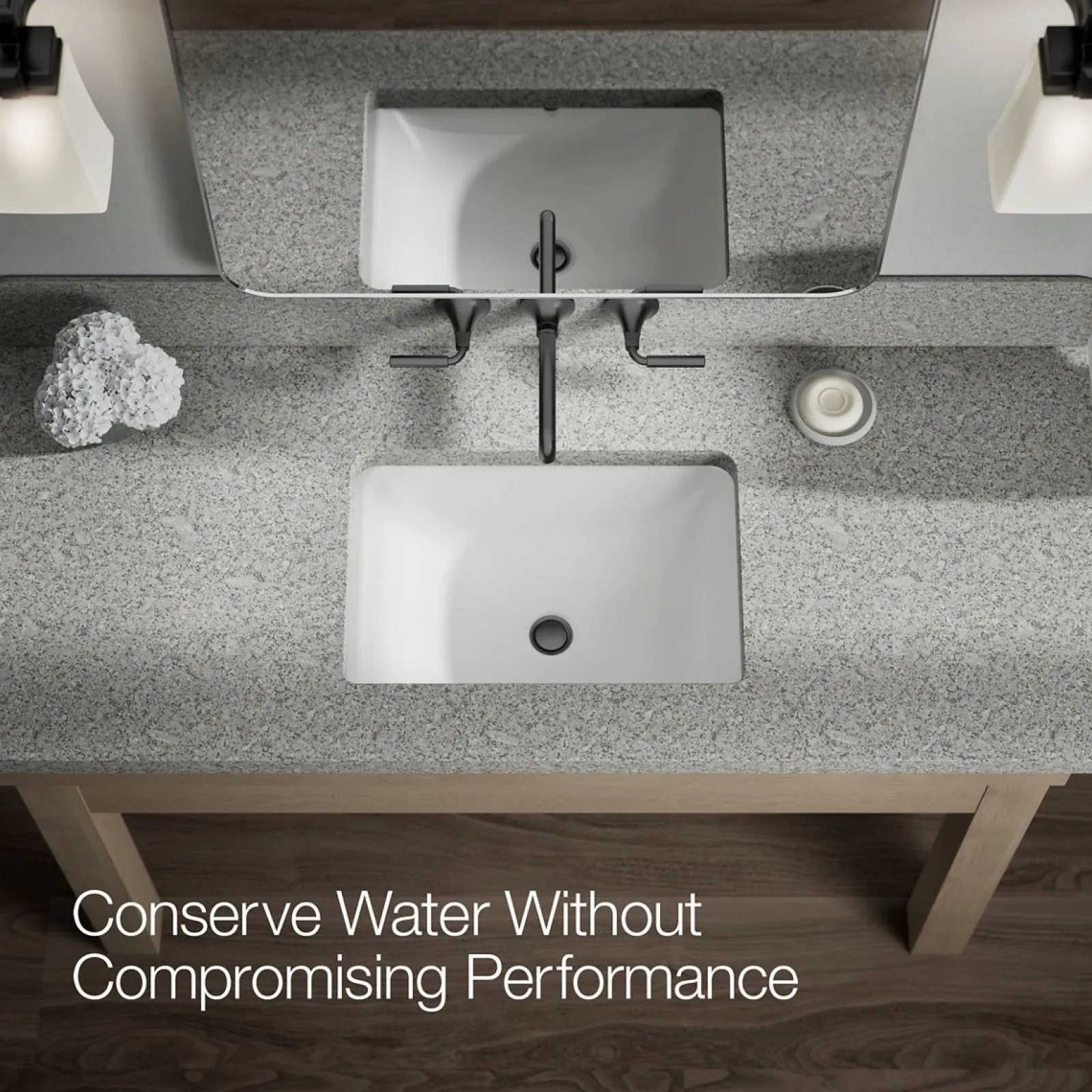 Wall-mount bathroom sink faucet trim, 1.2 gpm^Kohler Best