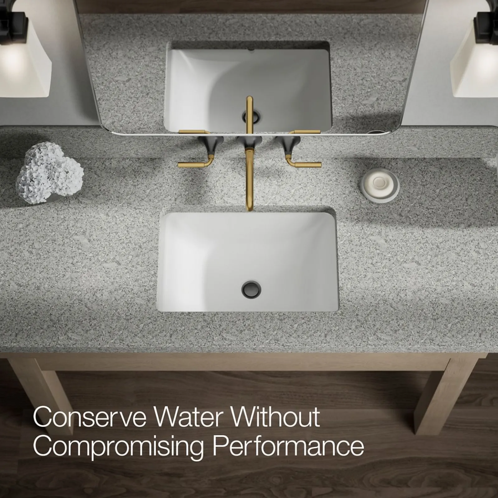 Wall-mount bathroom sink faucet trim, 1.2 gpm^Kohler Best