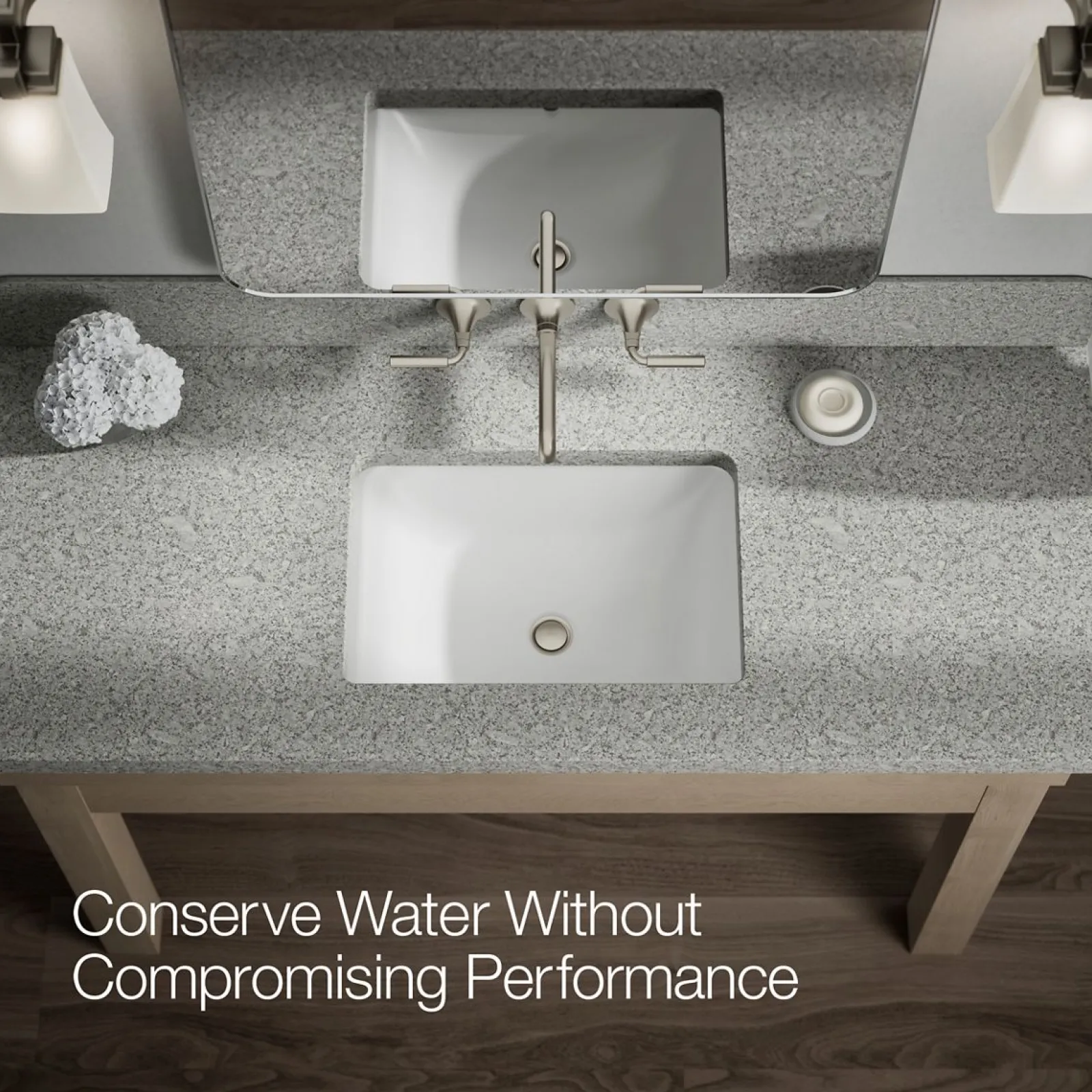 Wall-mount bathroom sink faucet trim, 1.2 gpm^Kohler Best