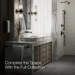 Wall-mount bathroom sink faucet spout with Straight design, 1.2 gpm^Kohler Clearance