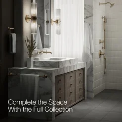 Wall-mount bathroom sink faucet Cross handle trim, 1.2 gpm^Kohler Online