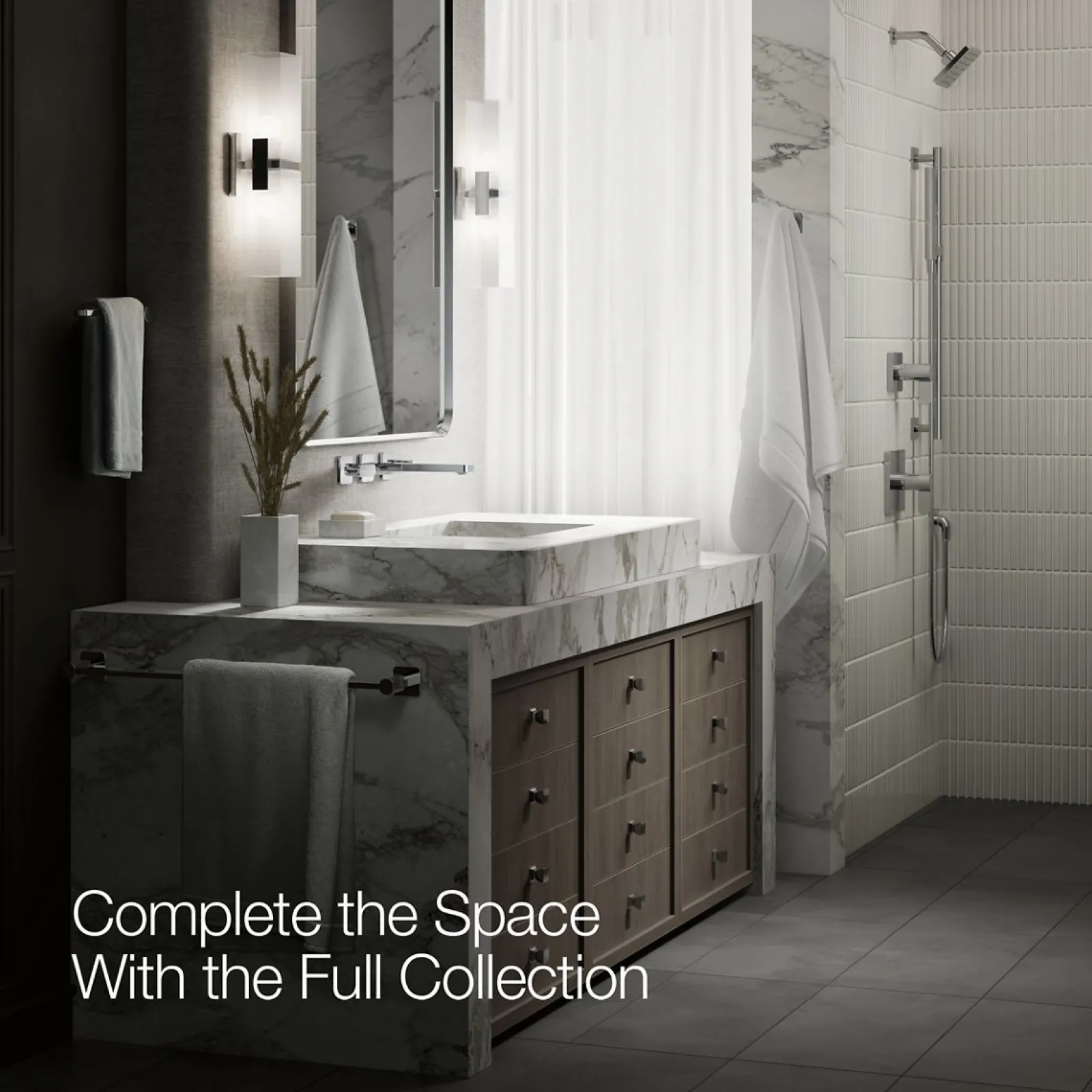 Wall-mount bathroom sink faucet trim, 1.2 gpm^Kohler Clearance