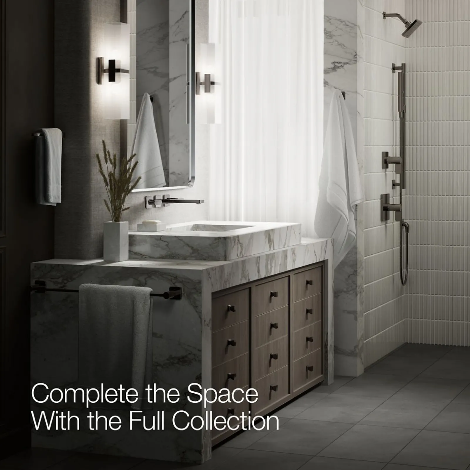 Wall-mount bathroom sink faucet trim, 1.2 gpm^Kohler Clearance