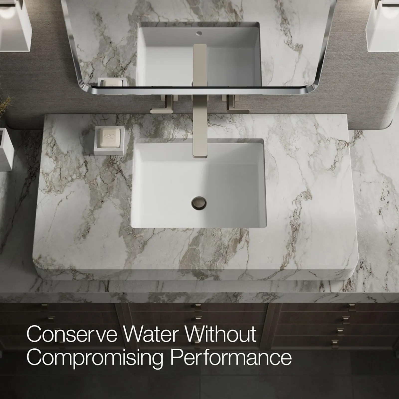 Wall-mount bathroom sink faucet trim, 1.2 gpm^Kohler Clearance