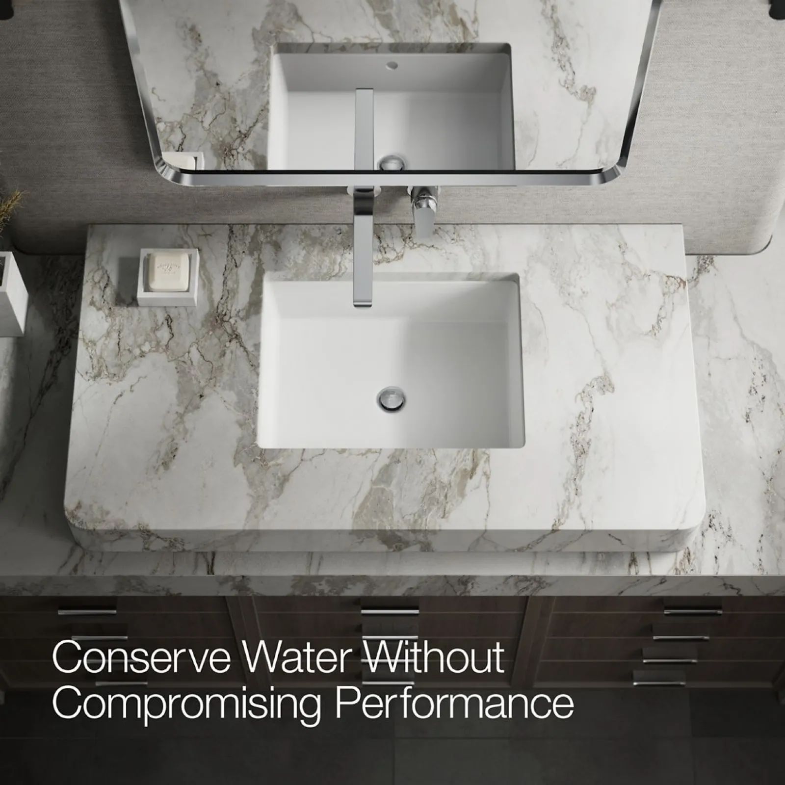 Wall-mount bathroom sink faucet, 1.2 gpm^Kohler New