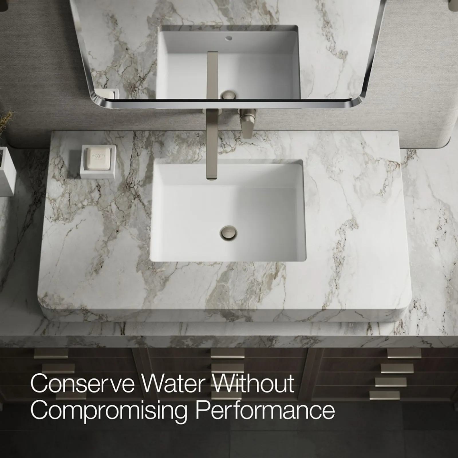 Wall-mount bathroom sink faucet, 1.2 gpm^Kohler New