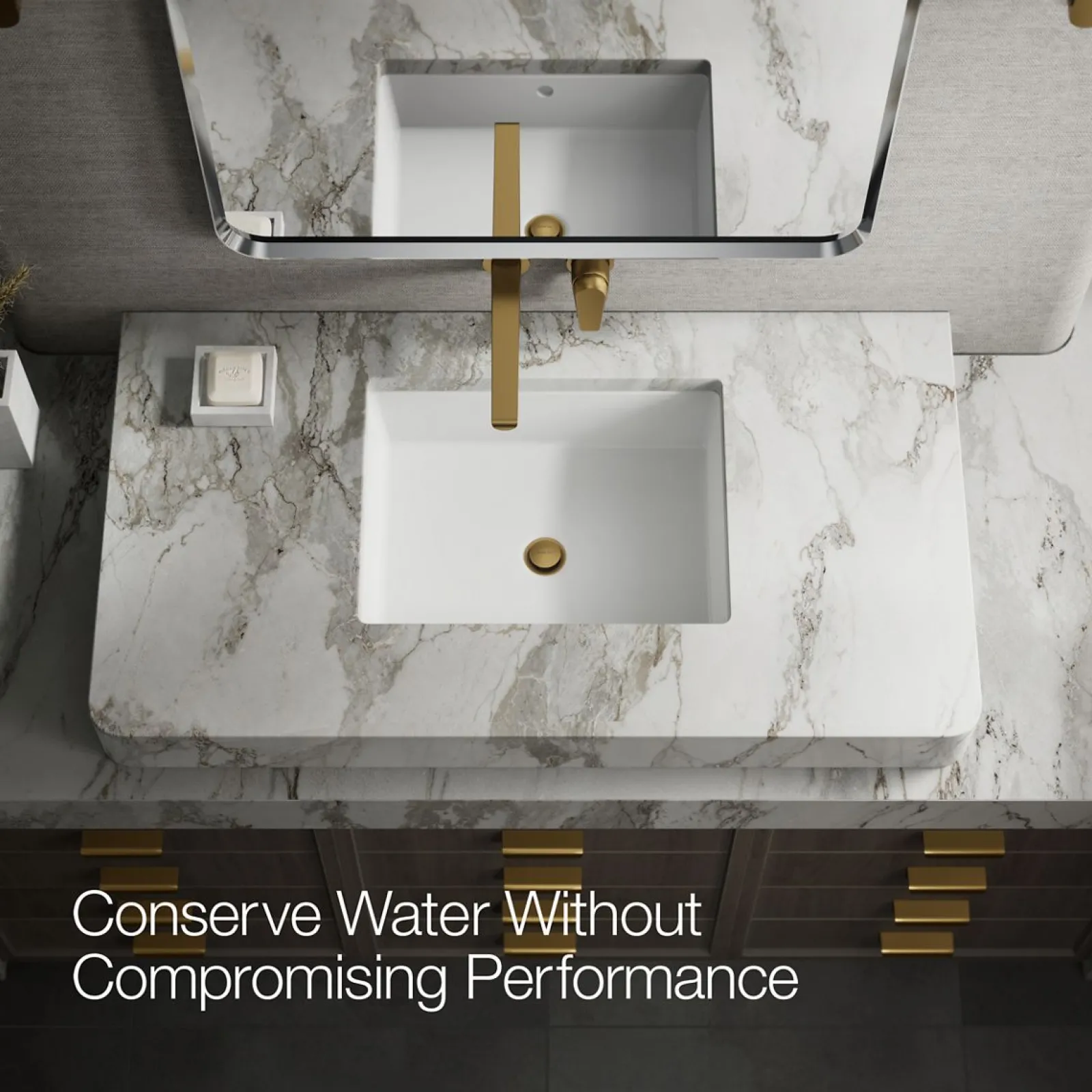 Wall-mount bathroom sink faucet, 1.2 gpm^Kohler New
