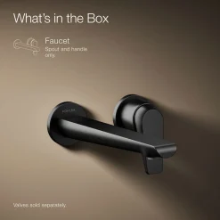 Wall-mount bathroom sink faucet, 1.2 gpm^Kohler New