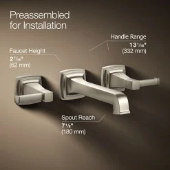 Wall-mount bathroom sink faucet trim, 1.2 gpm^Kohler Sale