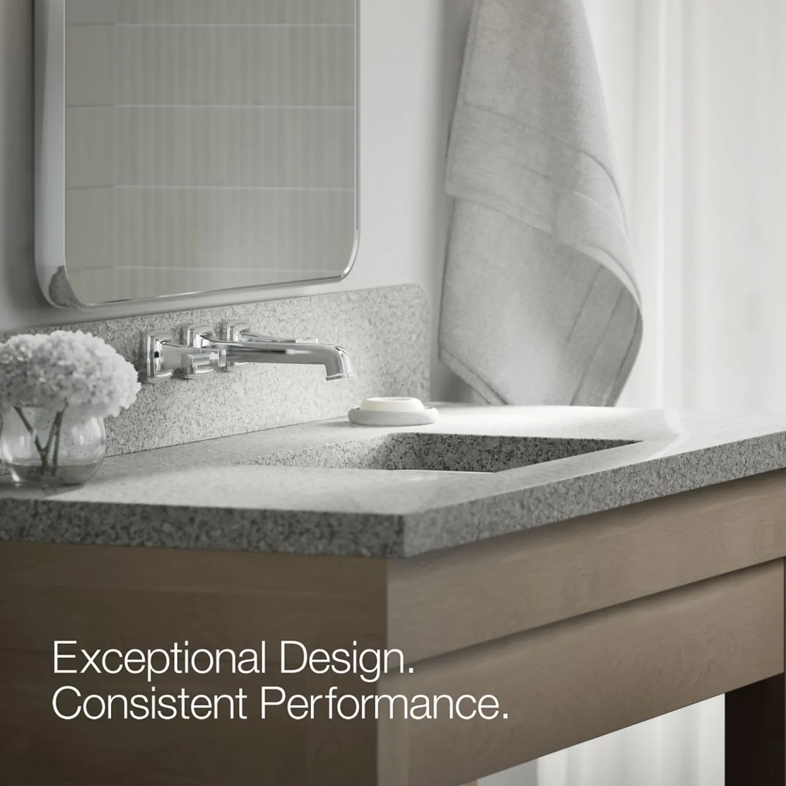 Wall-mount bathroom sink faucet trim, 1.2 gpm^Kohler Sale