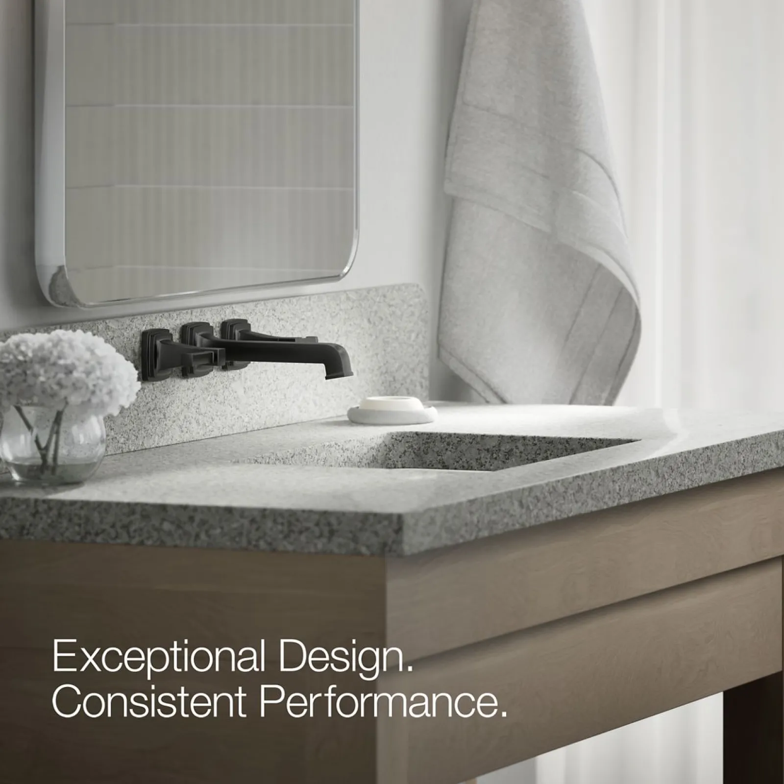 Wall-mount bathroom sink faucet trim, 1.2 gpm^Kohler Sale