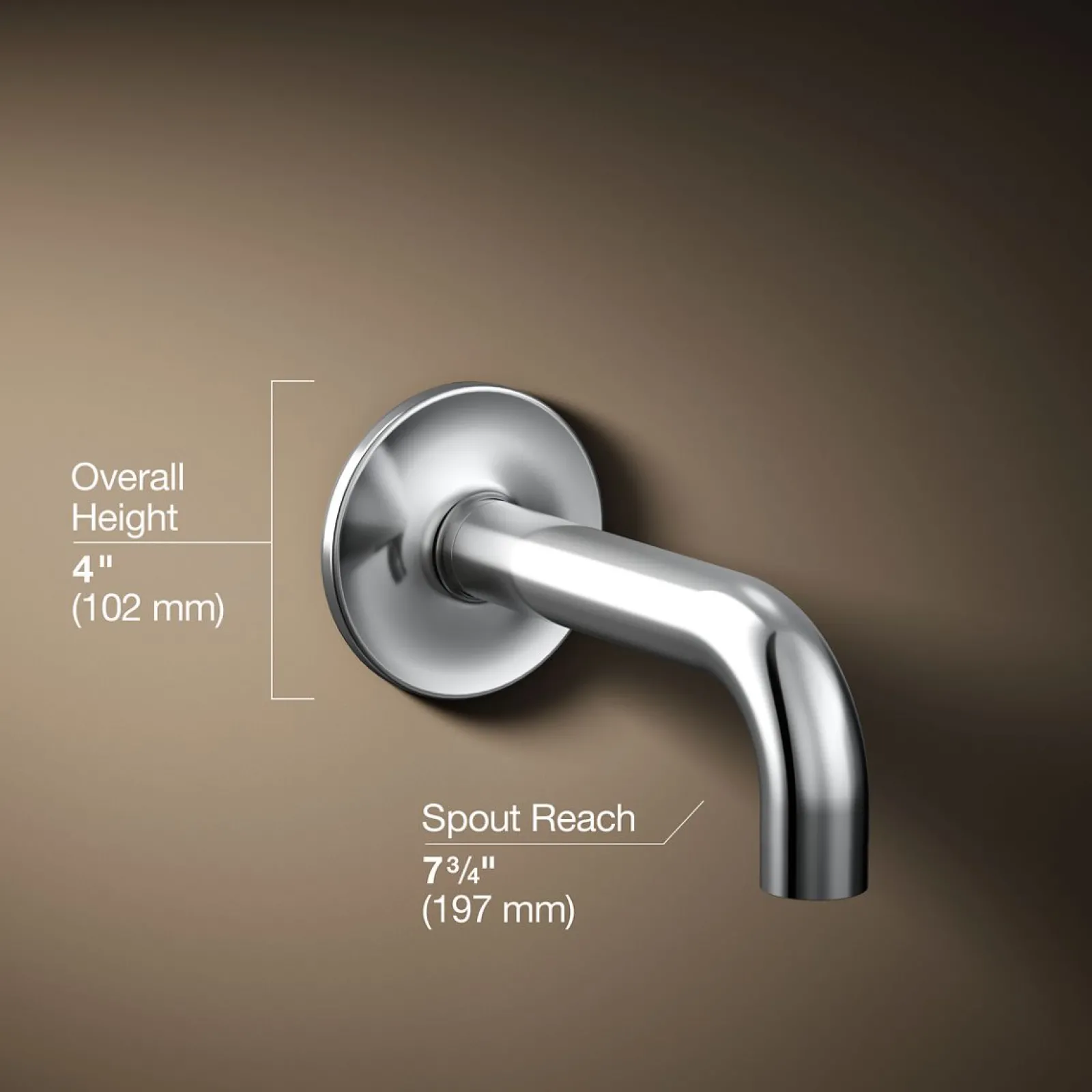 Wall-mount bath spout^Kohler