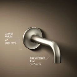 Wall-mount bath spout^Kohler