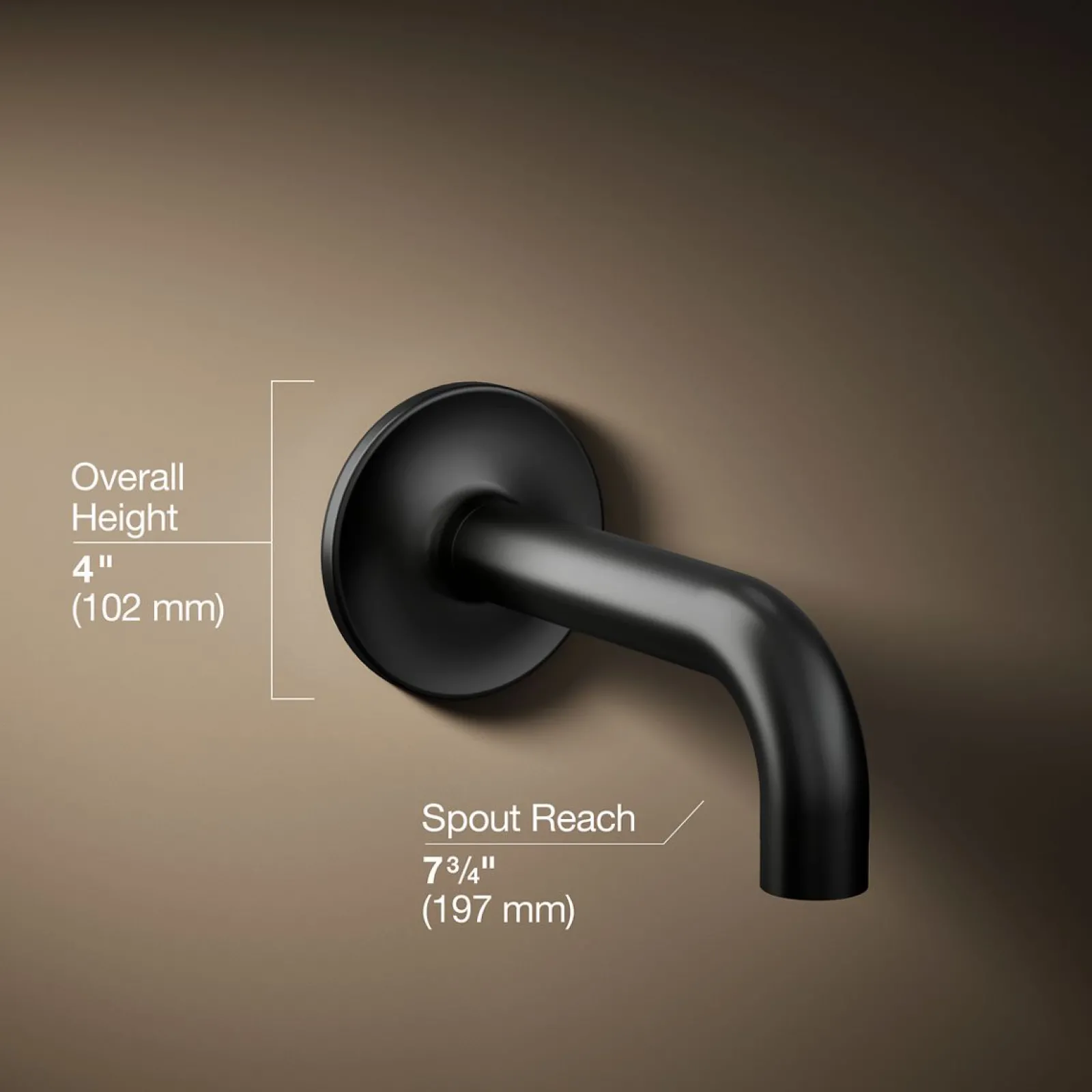 Wall-mount bath spout^Kohler
