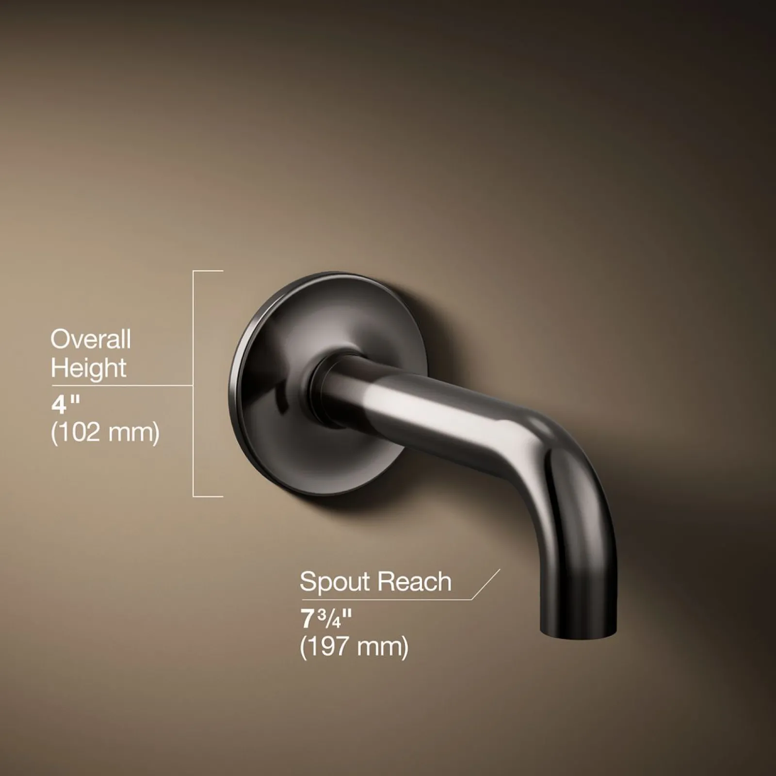 Wall-mount bath spout^Kohler