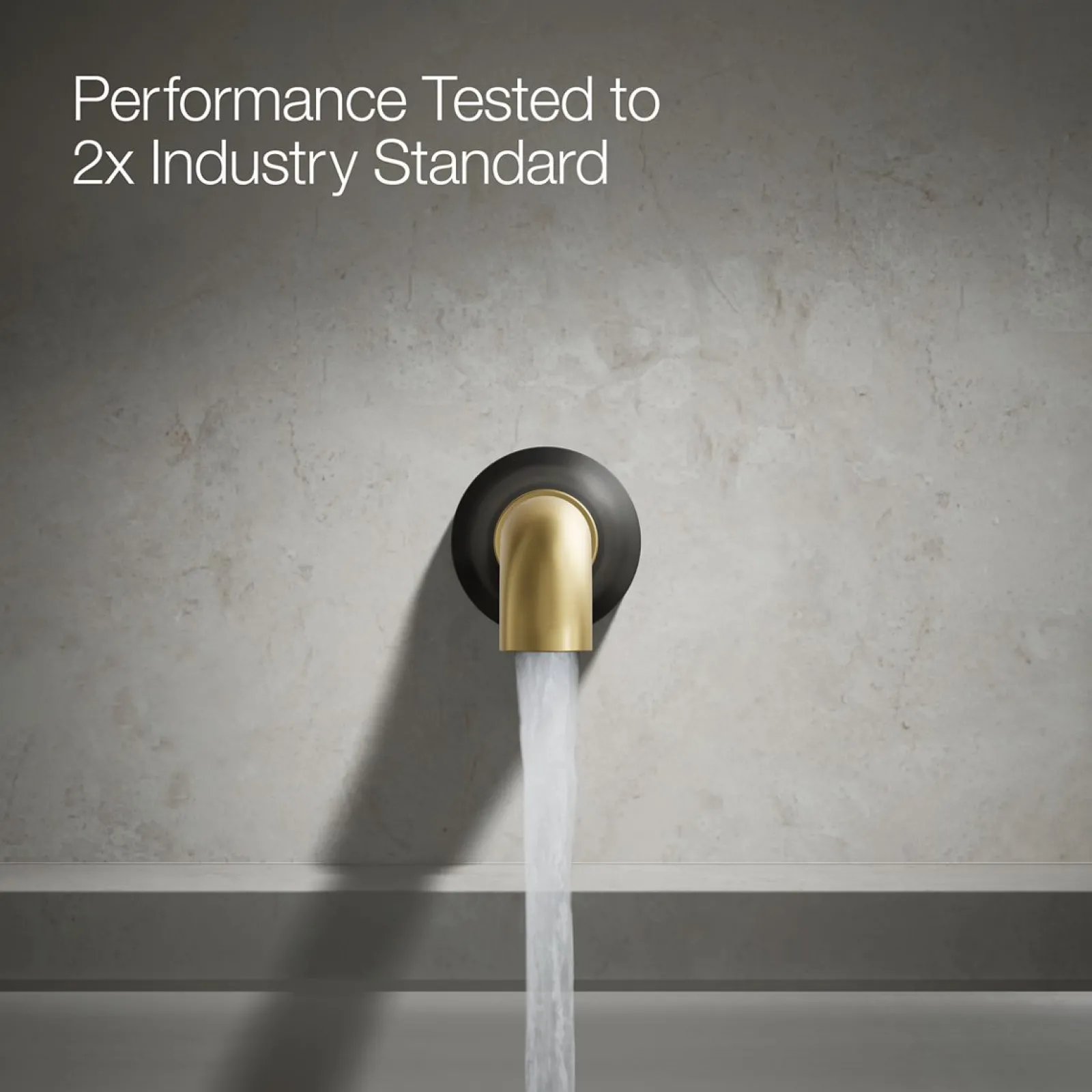 Wall-mount bath spout^Kohler Hot