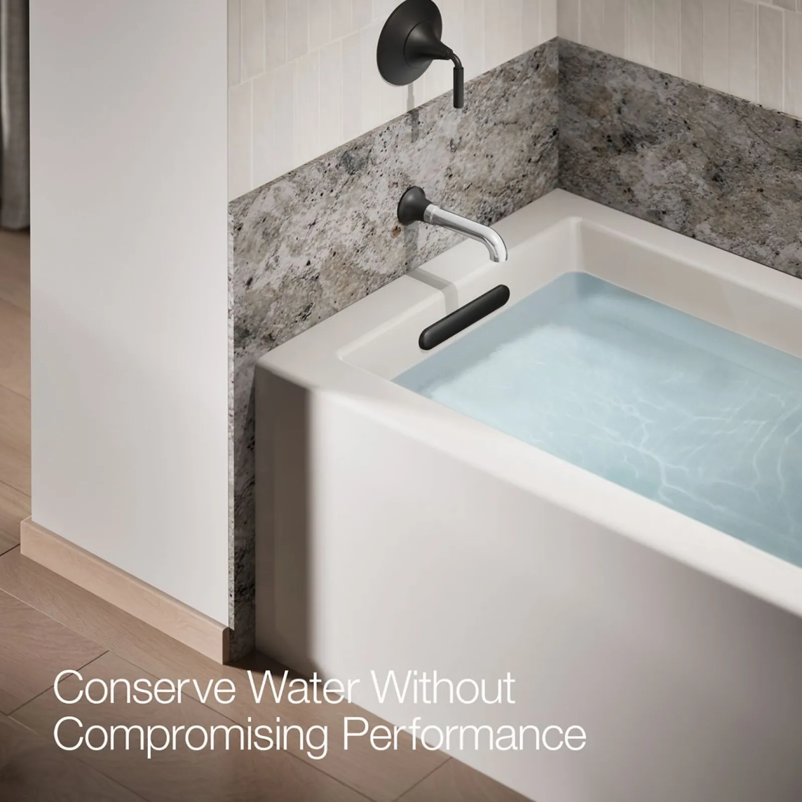 Wall-mount bath spout^Kohler Hot