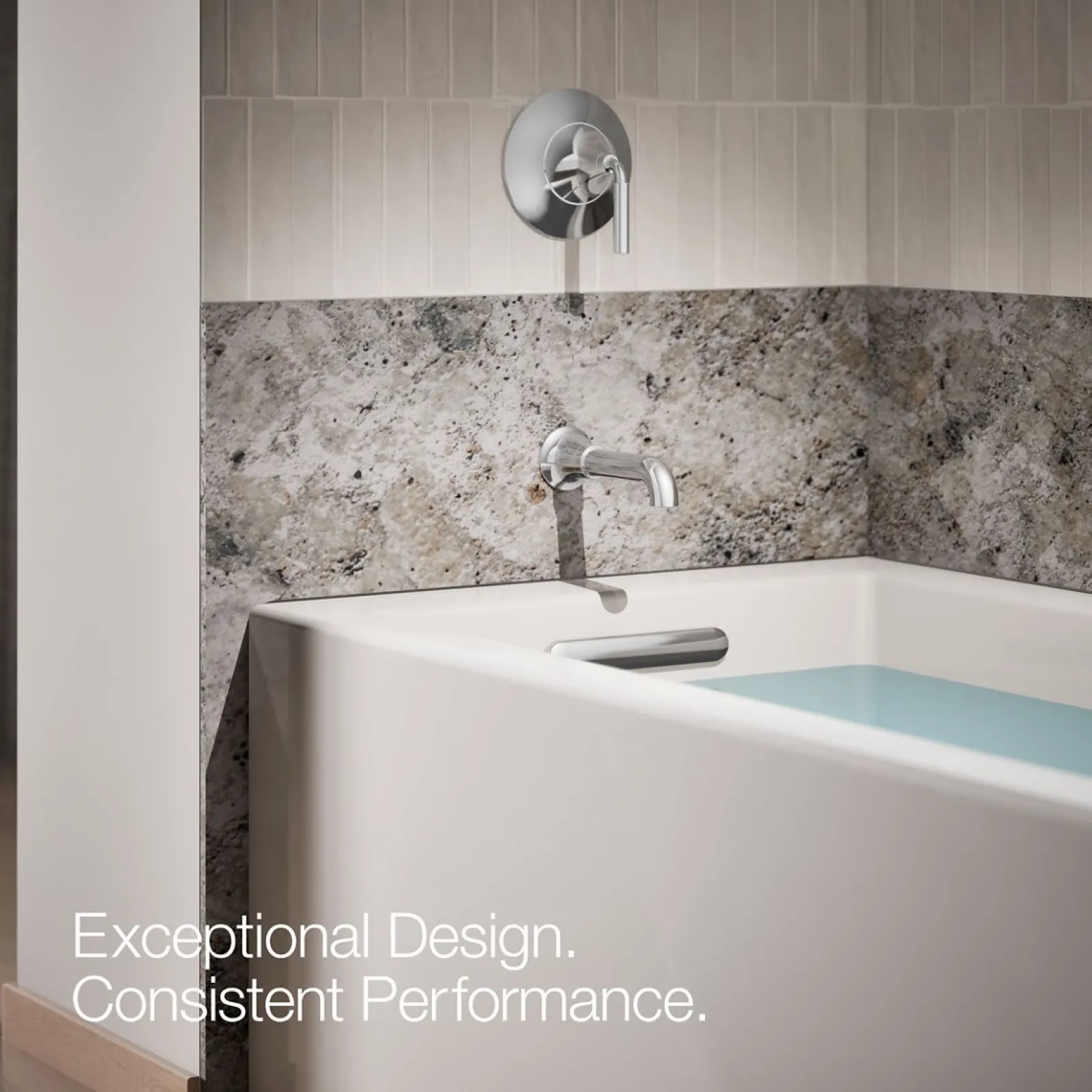 Wall-mount bath spout^Kohler Hot