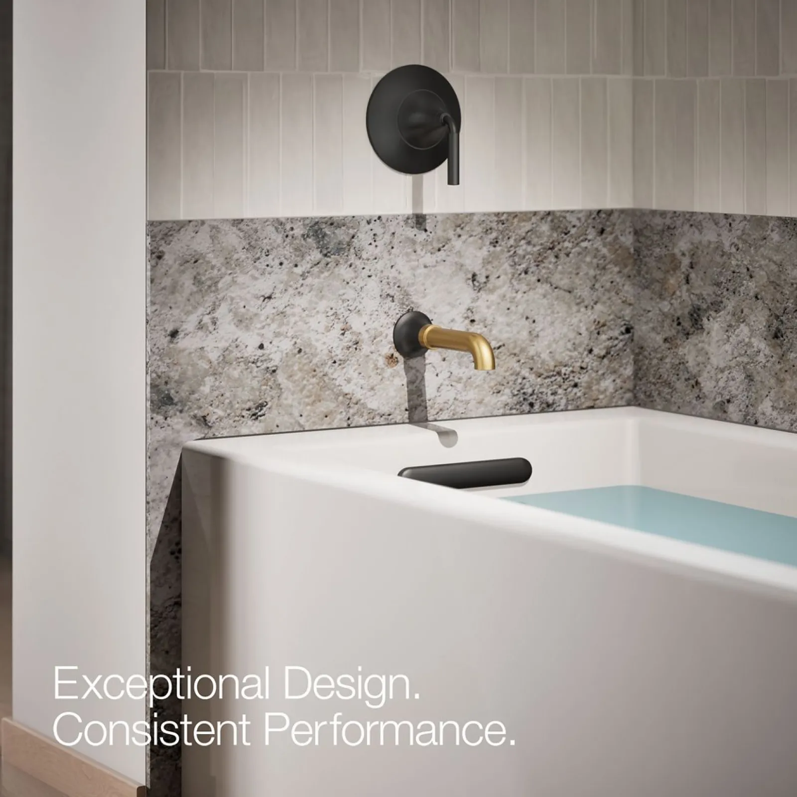 Wall-mount bath spout^Kohler Hot