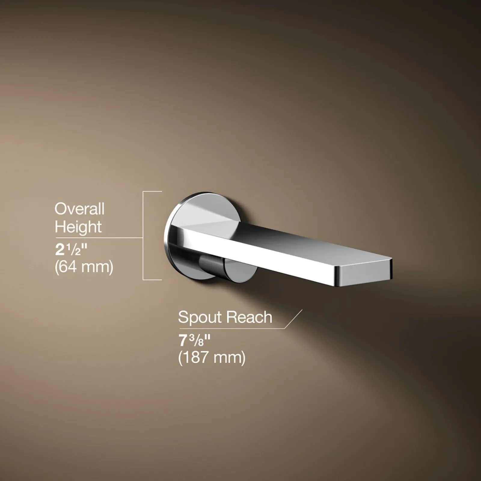 Wall-mount bath spout^Kohler New