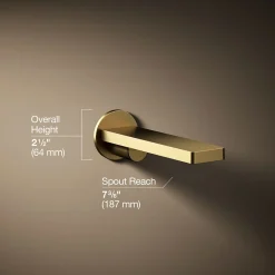 Wall-mount bath spout^Kohler New