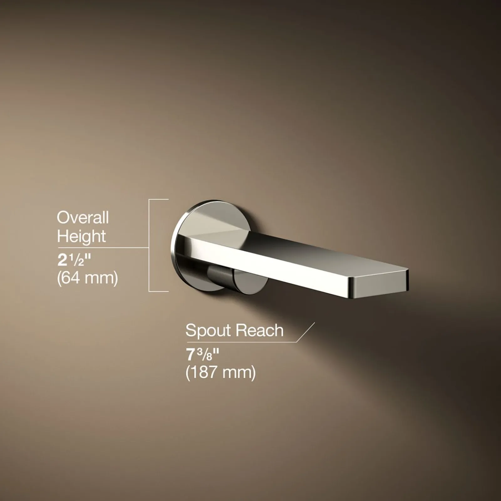 Wall-mount bath spout^Kohler New
