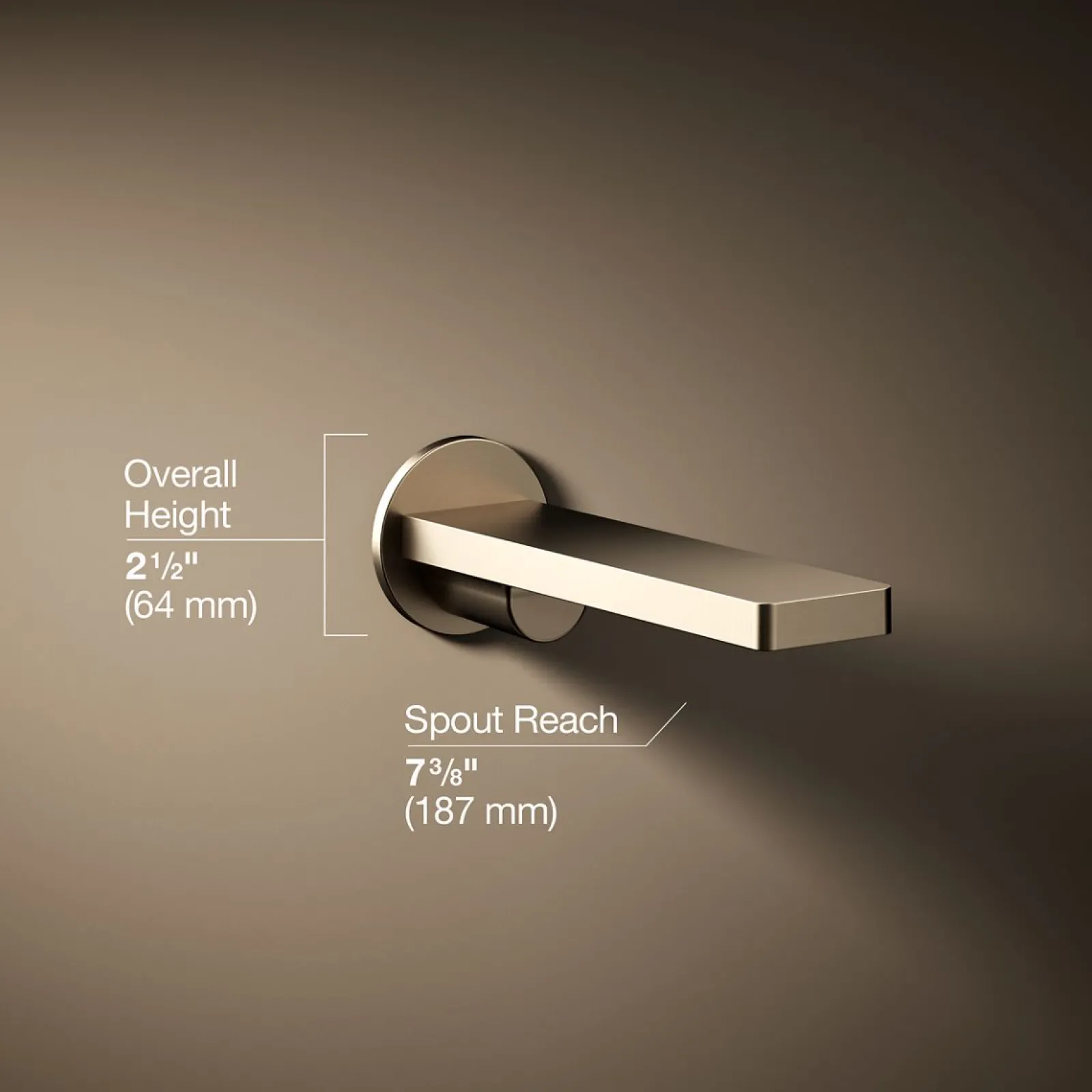 Wall-mount bath spout^Kohler New