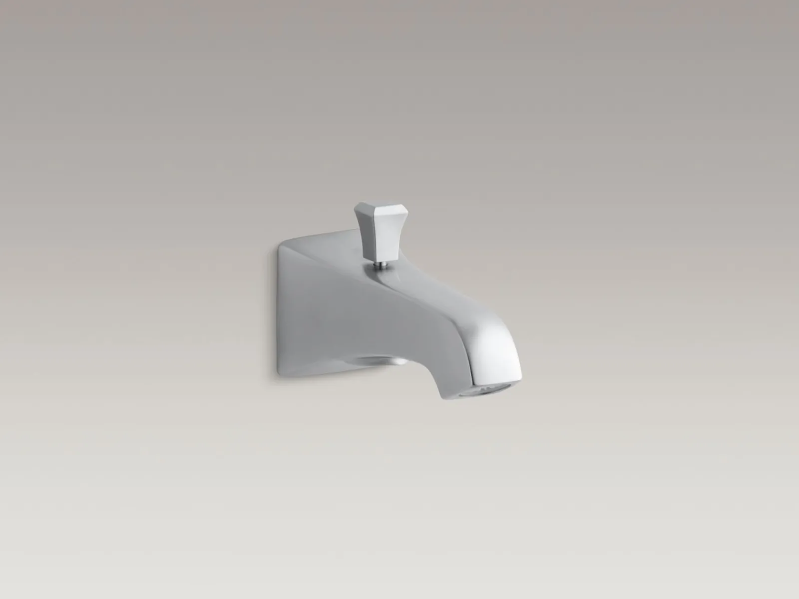 Wall-mount bath spout with Deco design and diverter^Kohler Clearance