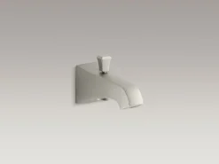 Wall-mount bath spout with Deco design and diverter^Kohler Clearance