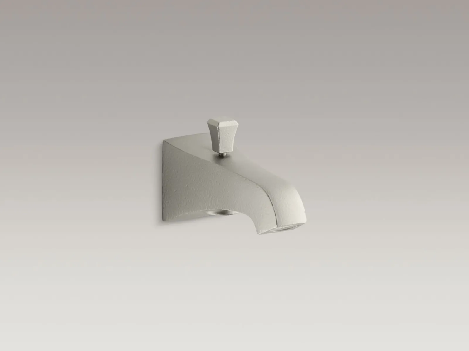 Wall-mount bath spout with Deco design and diverter^Kohler Clearance
