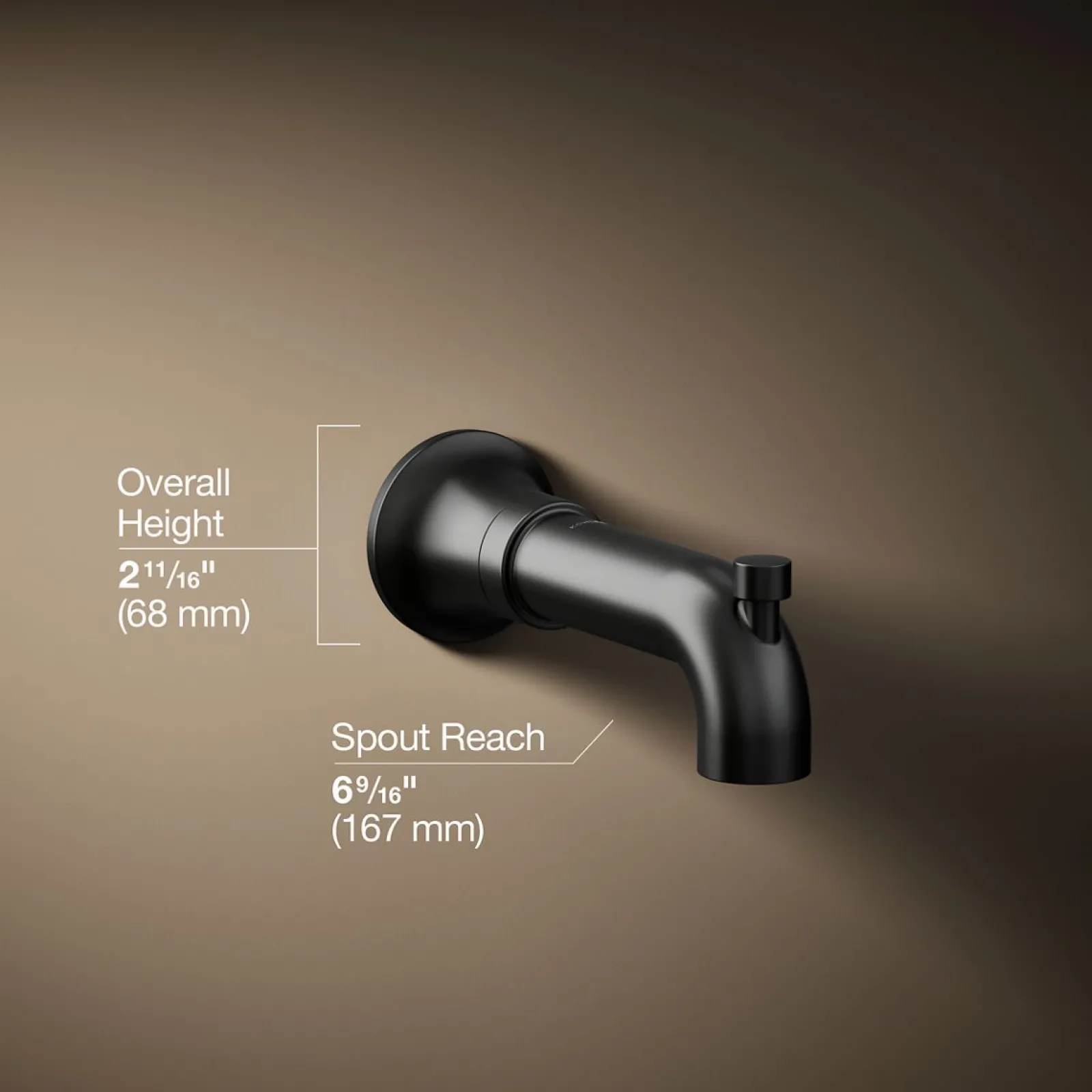 Wall-mount bath spout with diverter^Kohler Sale