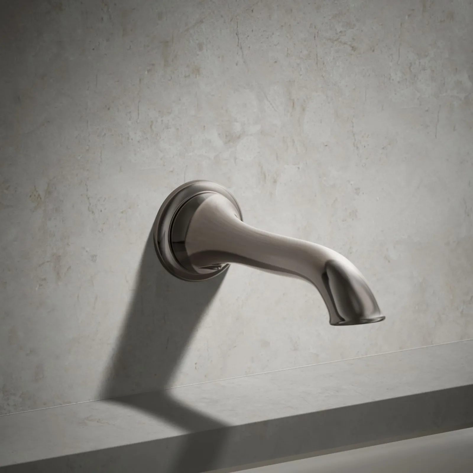 Wall-mount bath spout with flare design^Kohler Online