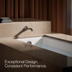 Wall-mount bath spout with flare design^Kohler Online