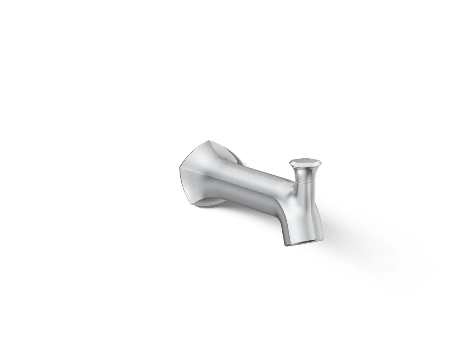 Wall-mount bath spout with Straight design and diverter^Kohler Best