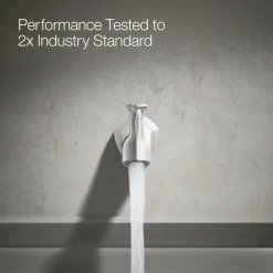 Wall-mount bath spout with Straight design and diverter^Kohler Best