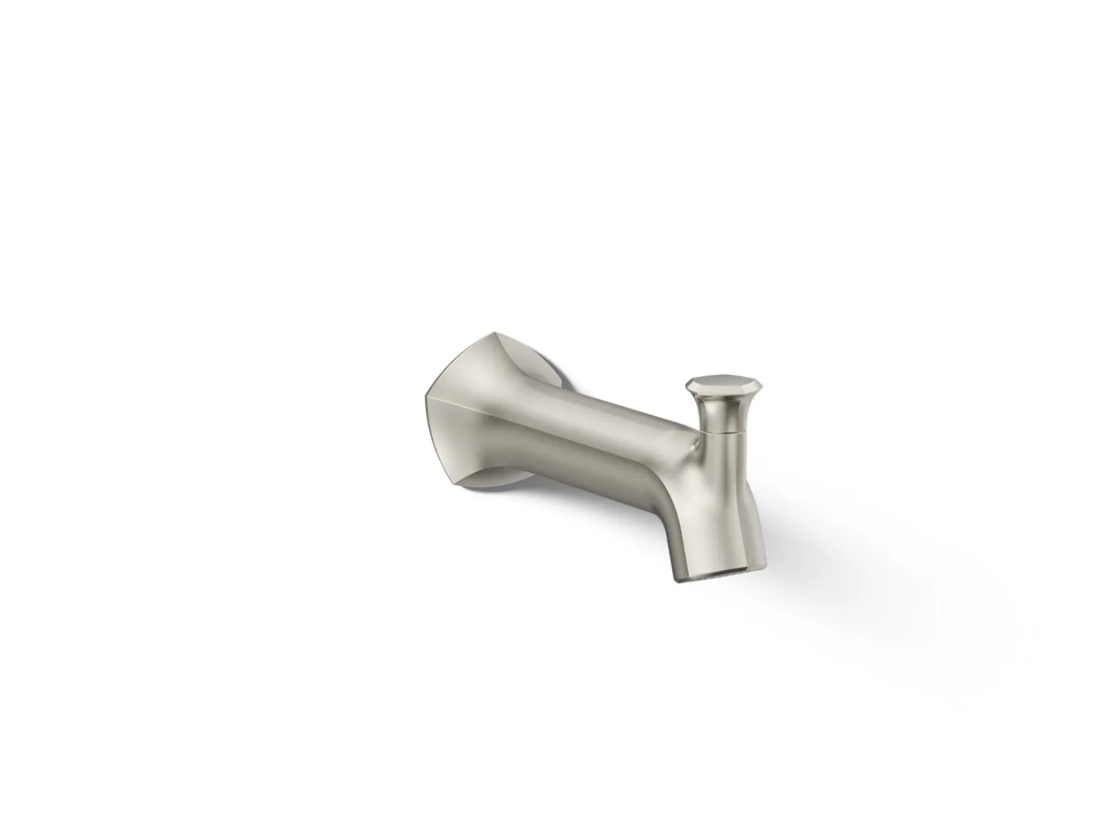 Wall-mount bath spout with Straight design and diverter^Kohler Best