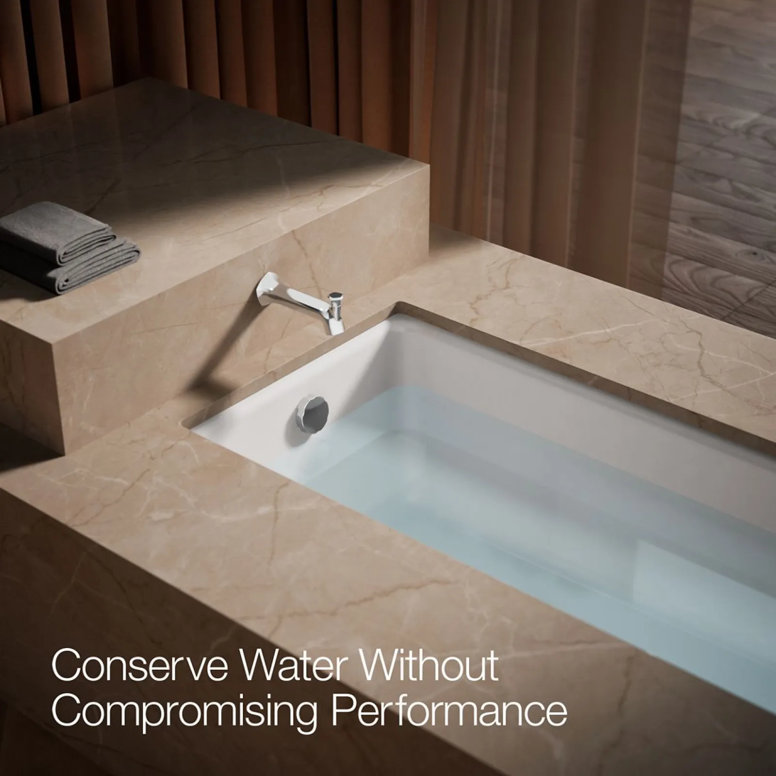 Wall-mount bath spout with Straight design and diverter^Kohler Best