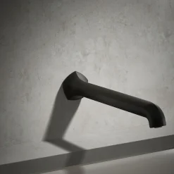 Wall-mount bath spout with Straight design, 12