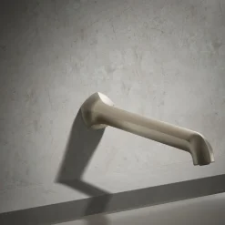 Wall-mount bath spout with Straight design, 12