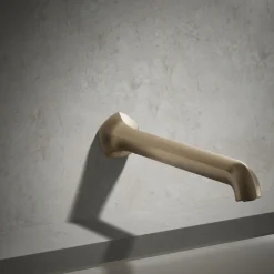 Wall-mount bath spout with Straight design, 12