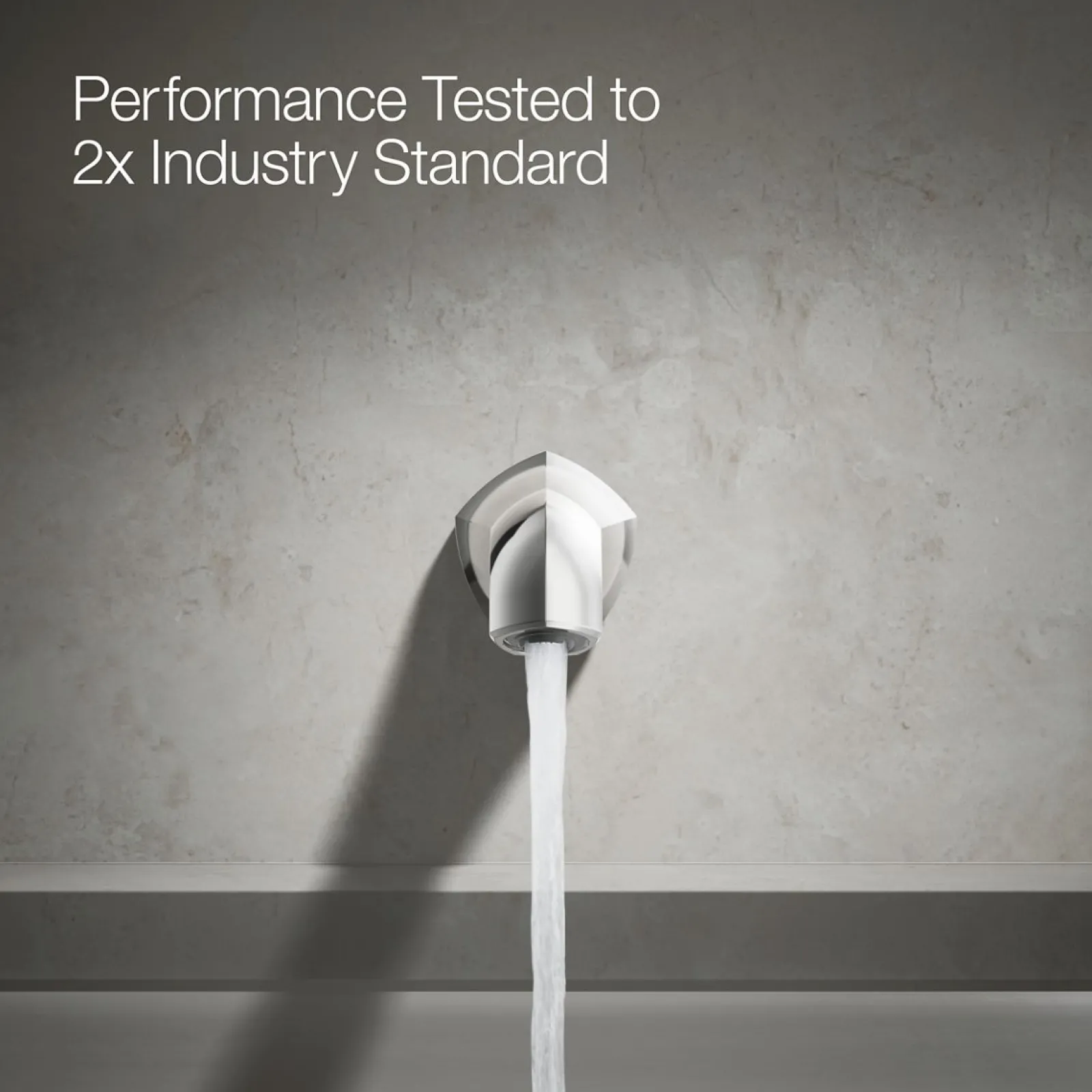 Wall-mount bath spout with Straight design, 12"^Kohler Clearance