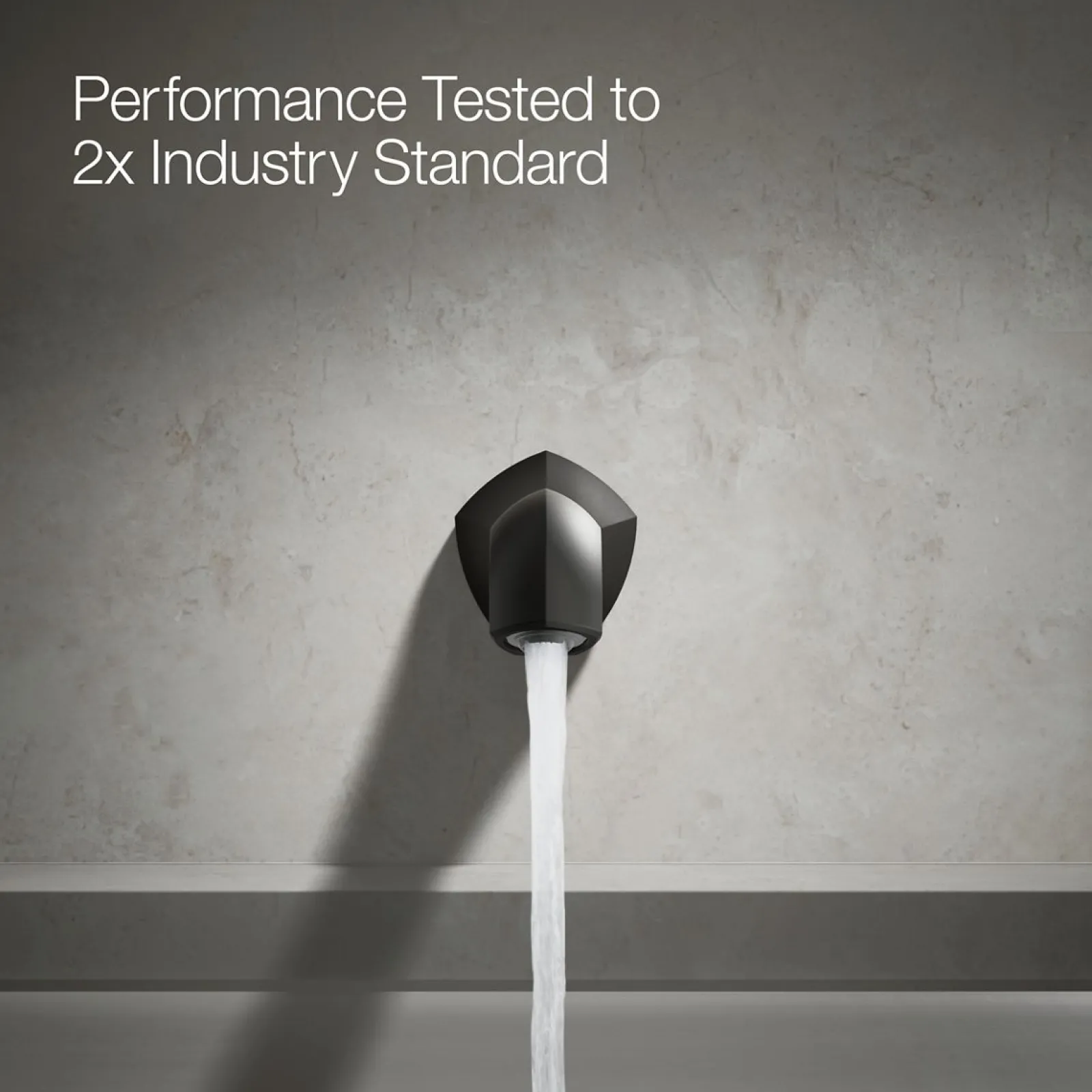 Wall-mount bath spout with Straight design, 12"^Kohler Clearance