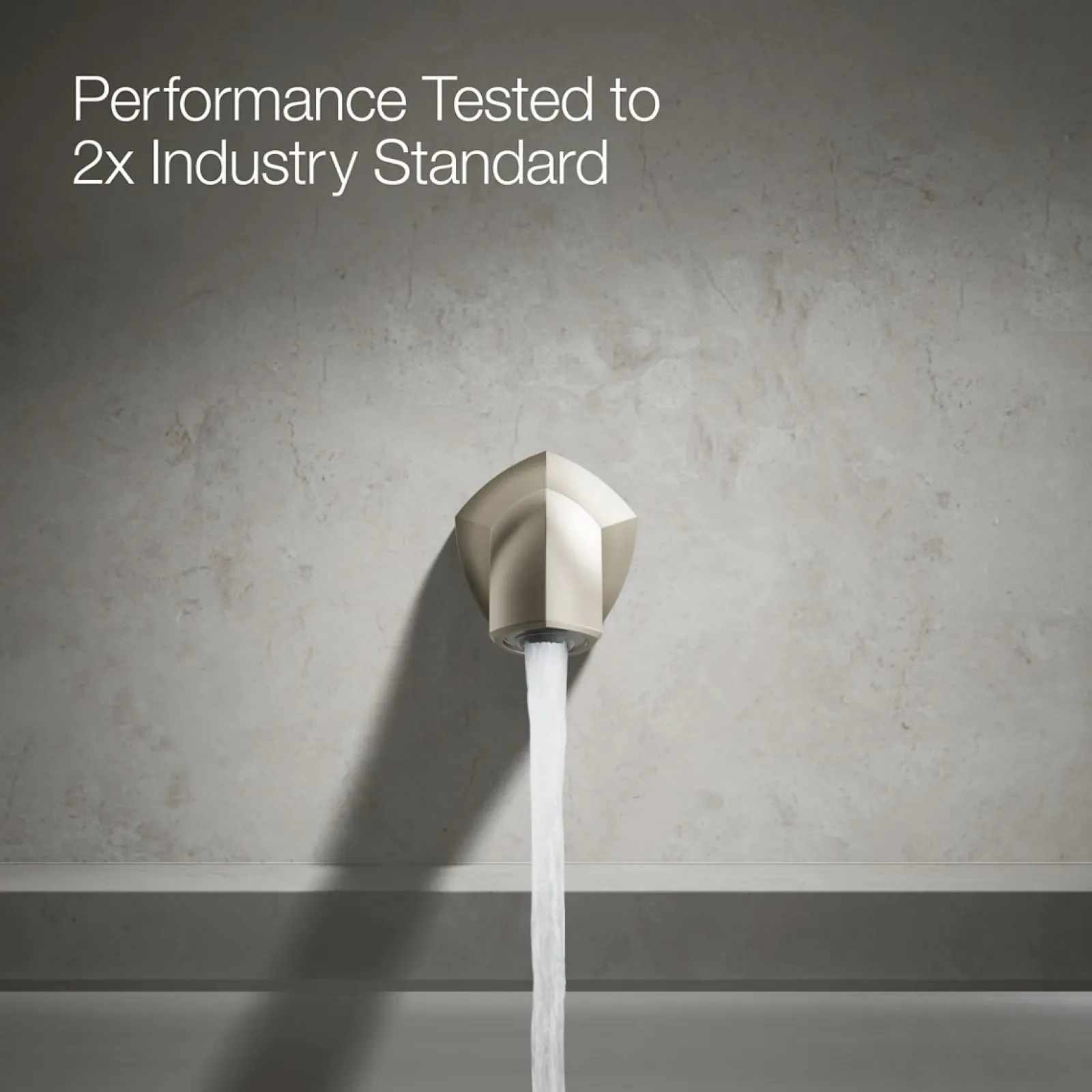 Wall-mount bath spout with Straight design, 12"^Kohler Clearance