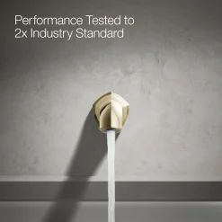 Wall-mount bath spout with Straight design, 12