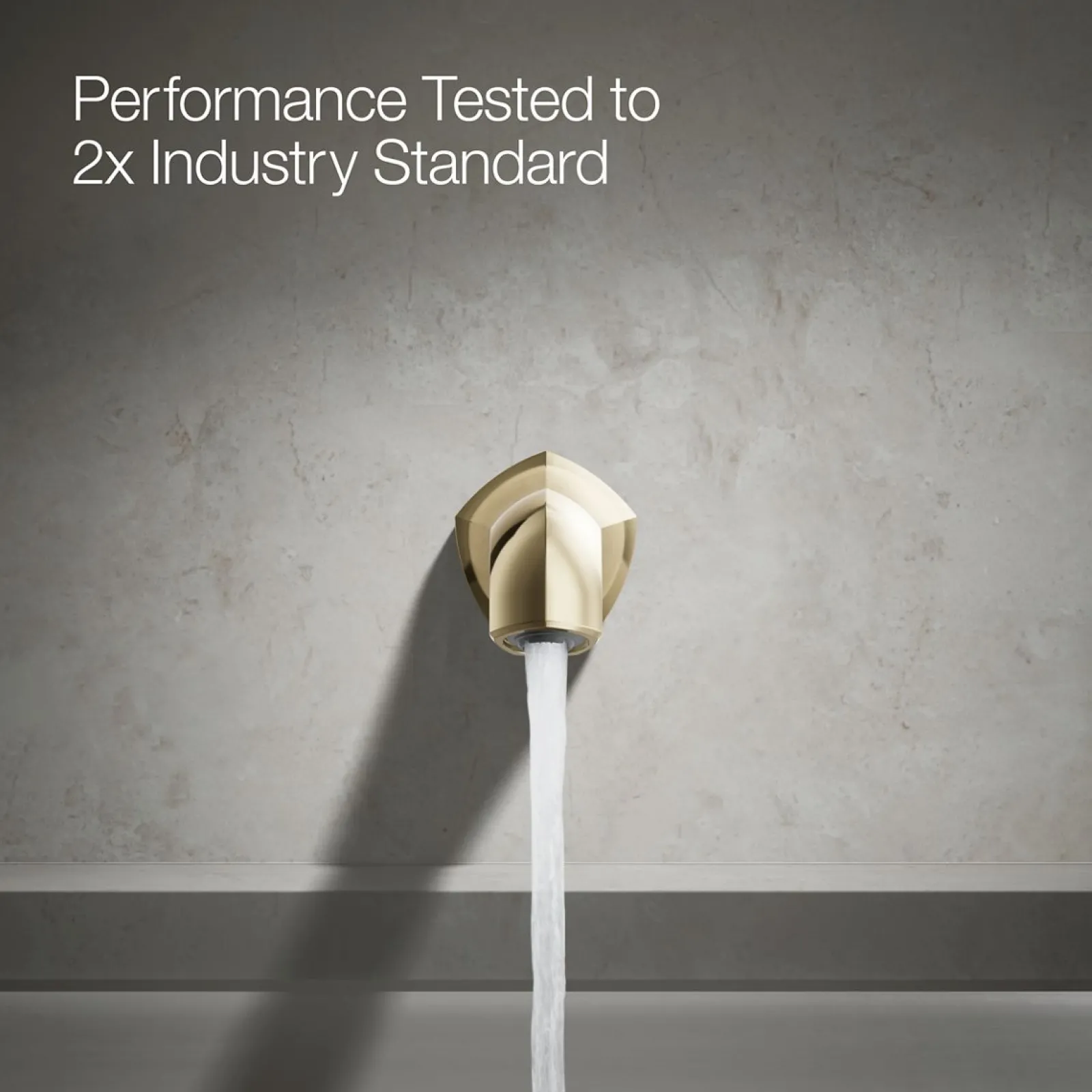 Wall-mount bath spout with Straight design, 12"^Kohler Clearance