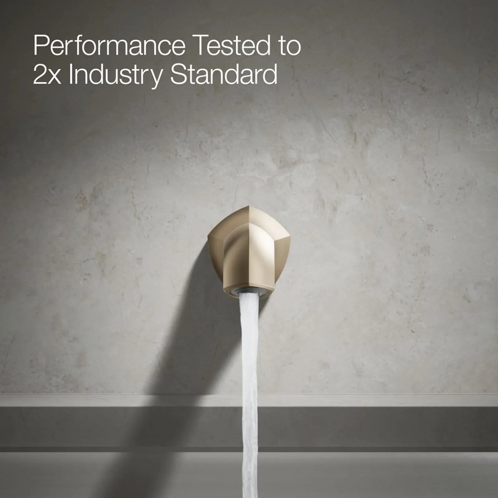Wall-mount bath spout with Straight design, 12"^Kohler Clearance
