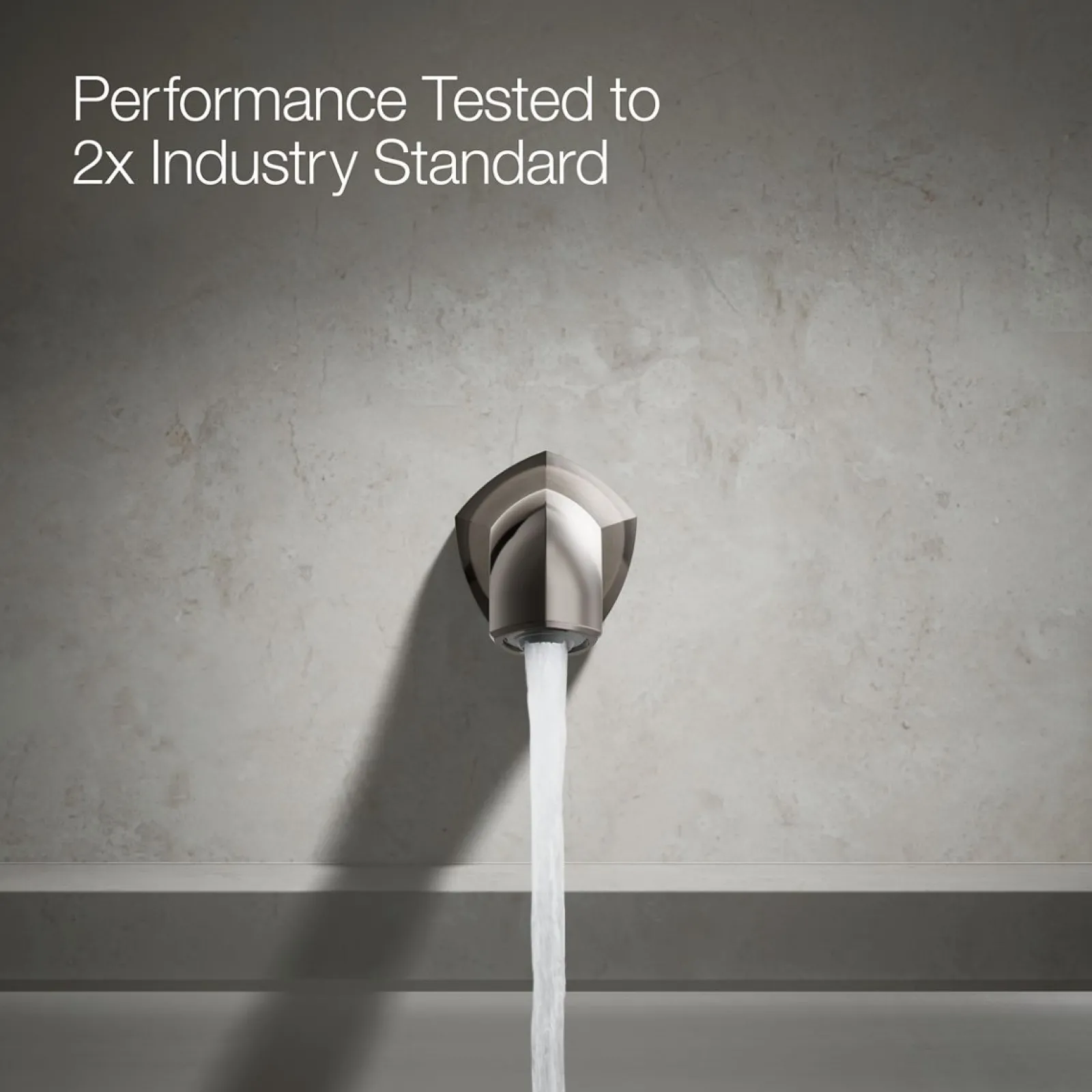Wall-mount bath spout with Straight design, 12"^Kohler Clearance
