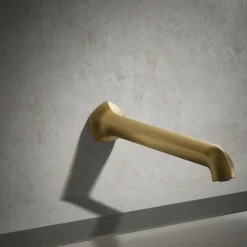 Wall-mount bath spout with Straight design, 12